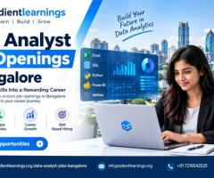 data analyst job openings Bangalore.
