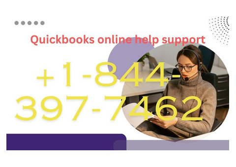 Quickbooks Online support +1844 397 7462