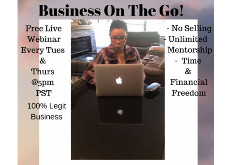 Working Online Is The Place To Be - FREE Webinar