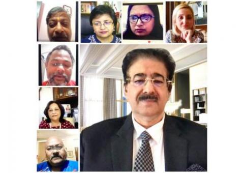 Sandeep Marwah Chaired Global Seas Board Meeting