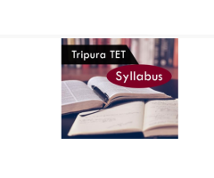 Tripura TET Syllabus