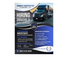 HIRING DRIVERS & OWNER OPERATORS