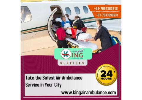 Air Ambulance Service in Bhubaneswar  Available by the King