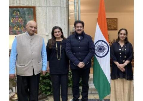Sandeep Marwah Invited by Indian Ambassador at Zurich
