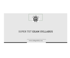 Super TET Syllabus | Super TET Primary & Junior Syllabus