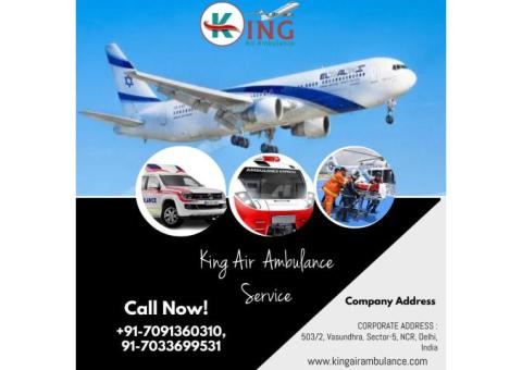 Air Ambulance Service in Chandigarh for Ailing Shifting by King