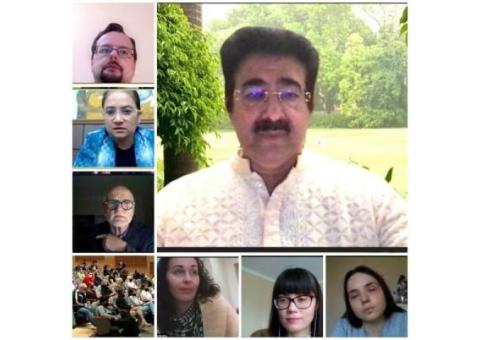 Master Class by Sandeep Marwah at St. Petersburg University