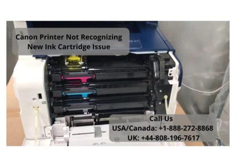 Canon Printer Not Recognizing Ink Cartridge | Call +1-888-272-8868