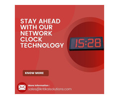 Stay Ahead with Our Network Clock Technology