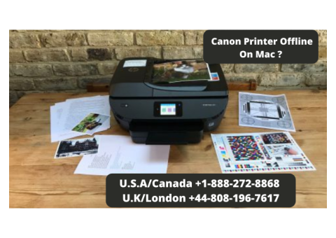 Solve Canon Printer Is Offline Mac Error | Call +1-888-272-8868