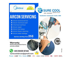 Midea Aircon Service Price Singapore