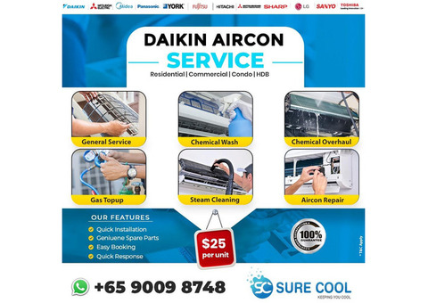 Daikin Aircon Service Price 2024