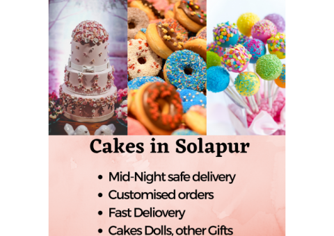 Online cake delivery to Solapur