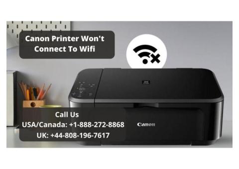 Canon Printer Not Connecting To Wifi | Call +1-888-272-8868
