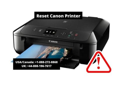 Steps To Reset Canon Printer | Call +1-888-272-8868