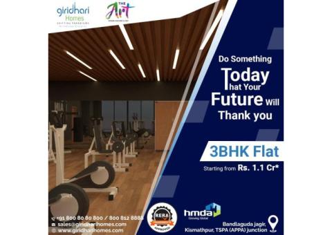 3BHK luxury flats in kismatpur | GiridhariHomes