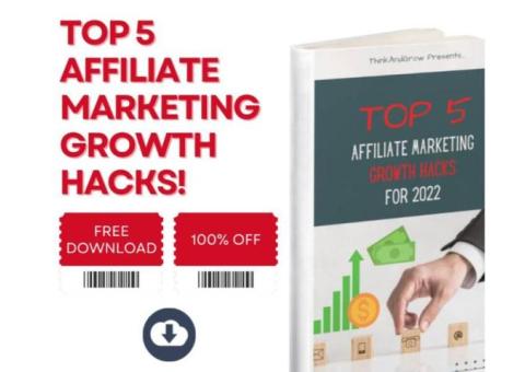 Top 5 Affiliate Marketing Growth Hacks To 10X Your Income In 2022
