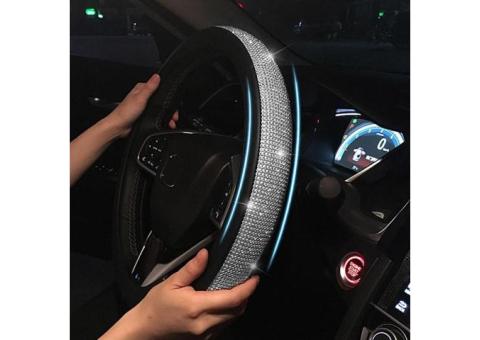 Rhinestone Steering Wheel Cover