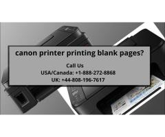 Canon Printer Printing Blank Pages Error | Call +1-888-272-8868