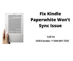 Steps To Fix Kindle Paperwhite Won’t Sync Error | Call +1–844-601-7233