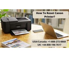 Easy Way To Reset Canon Printer | Call +1-888-272-8868