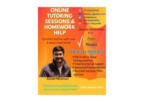 Online Exam taking and Tutoring