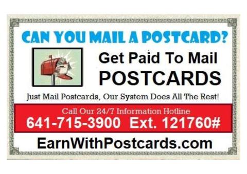 Get Paid To Mail Postcards