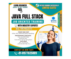 Java full stack training in hyderabad