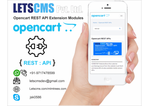 Opencart Rest API - V1.x, 2.x, 3.x  | REST API-LETSCMS Pvt. Ltd.